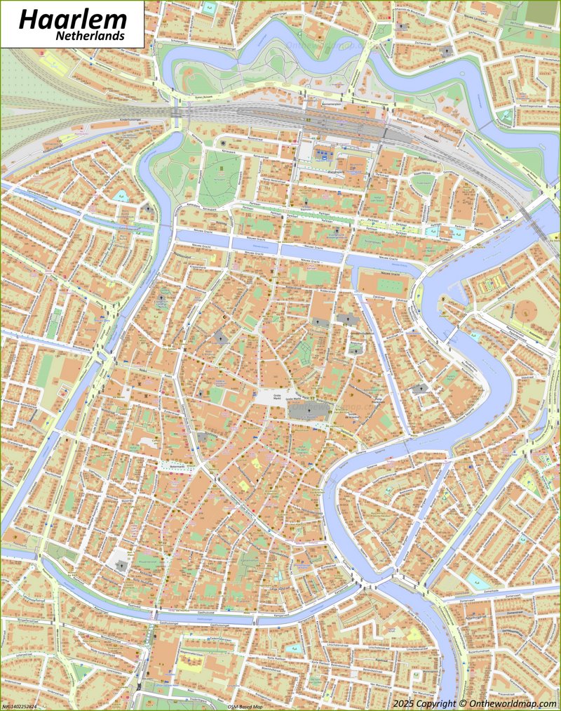 Map of Haarlem