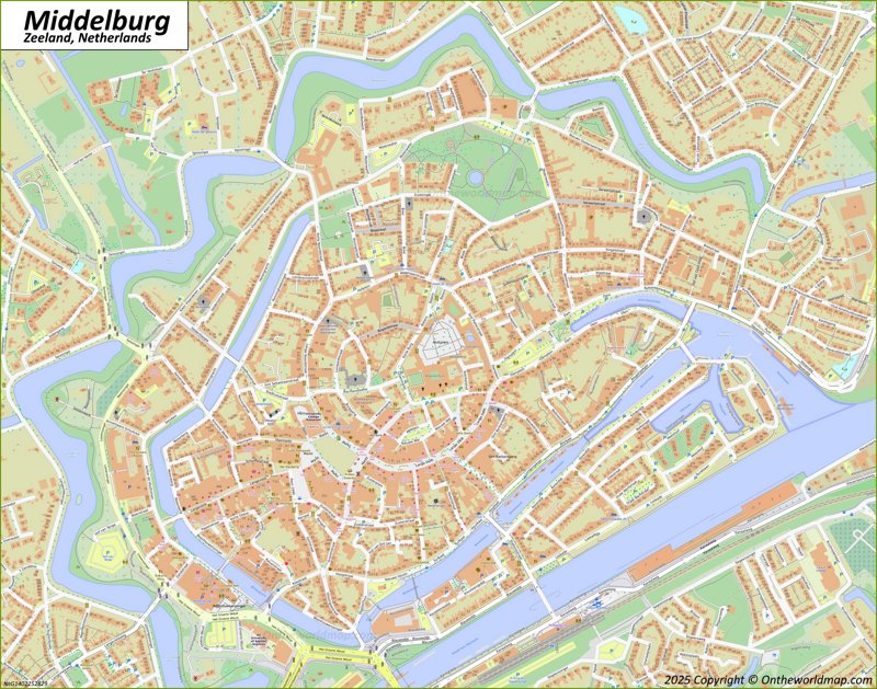 Middelburg City Center Map