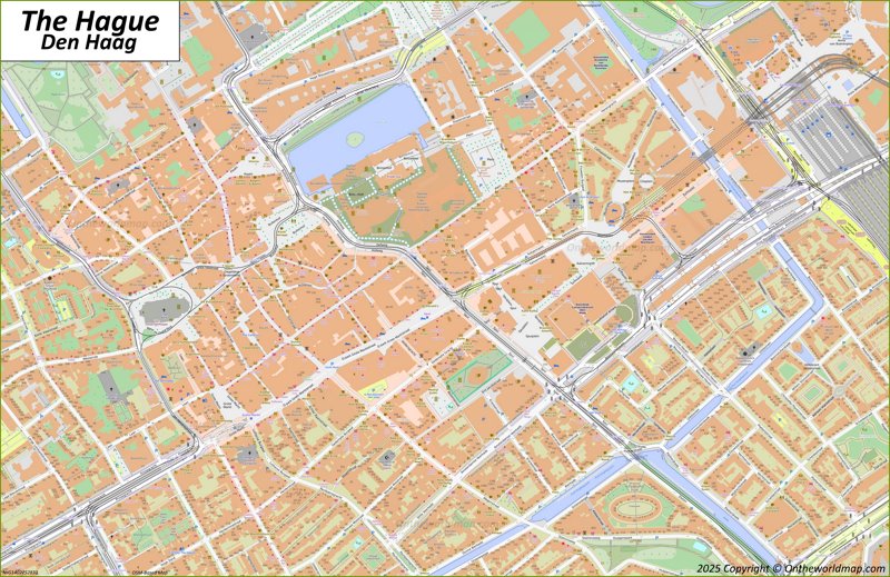 Map of The Hague Center