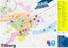 Tilburg Tourist Map