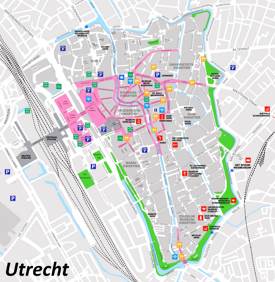 Utrecht Tourist Map