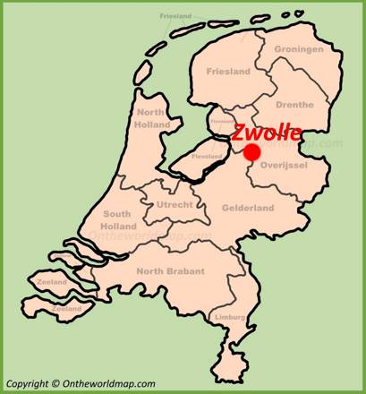 Zwolle Location Map