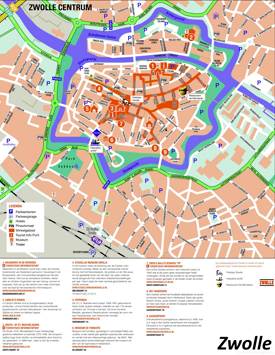 Zwolle Tourist Map