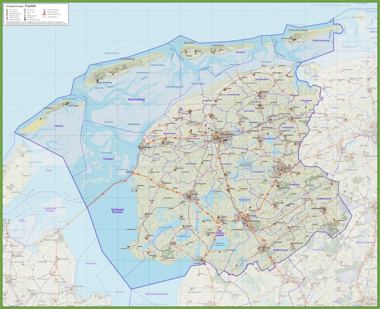 Friesland road map