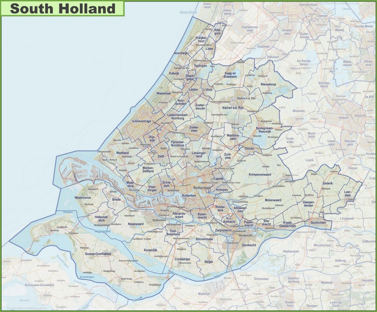 map of south holland        <h3 class=