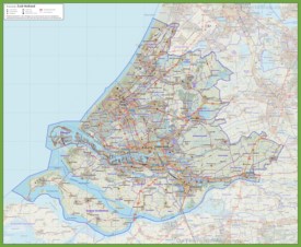 South Holland road map