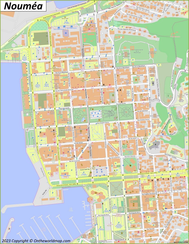 Nouméa Map | New Caledonia | Detailed Maps of Nouméa