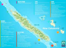 New Caledonia Cruise Map