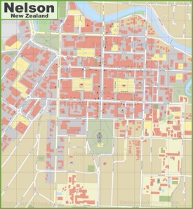 Nelson CBD map