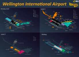 Wellington Airport Map