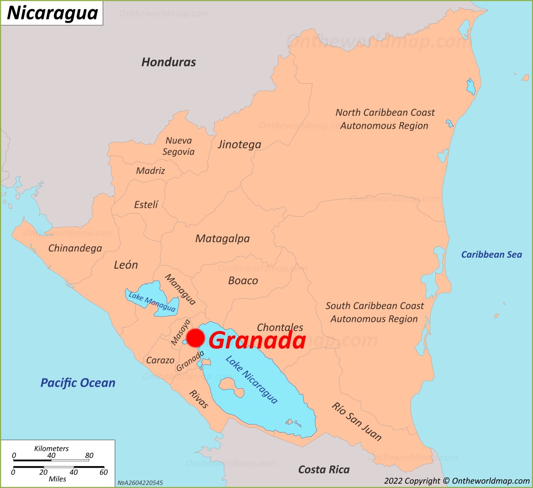 Granada Localización Mapa