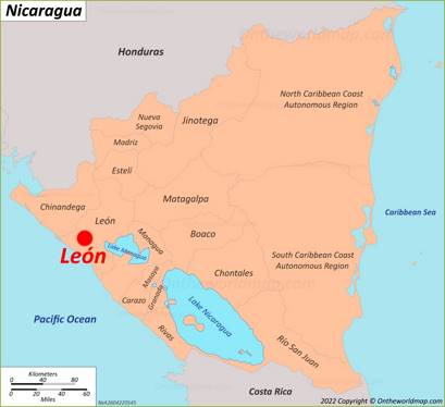 León Location Map