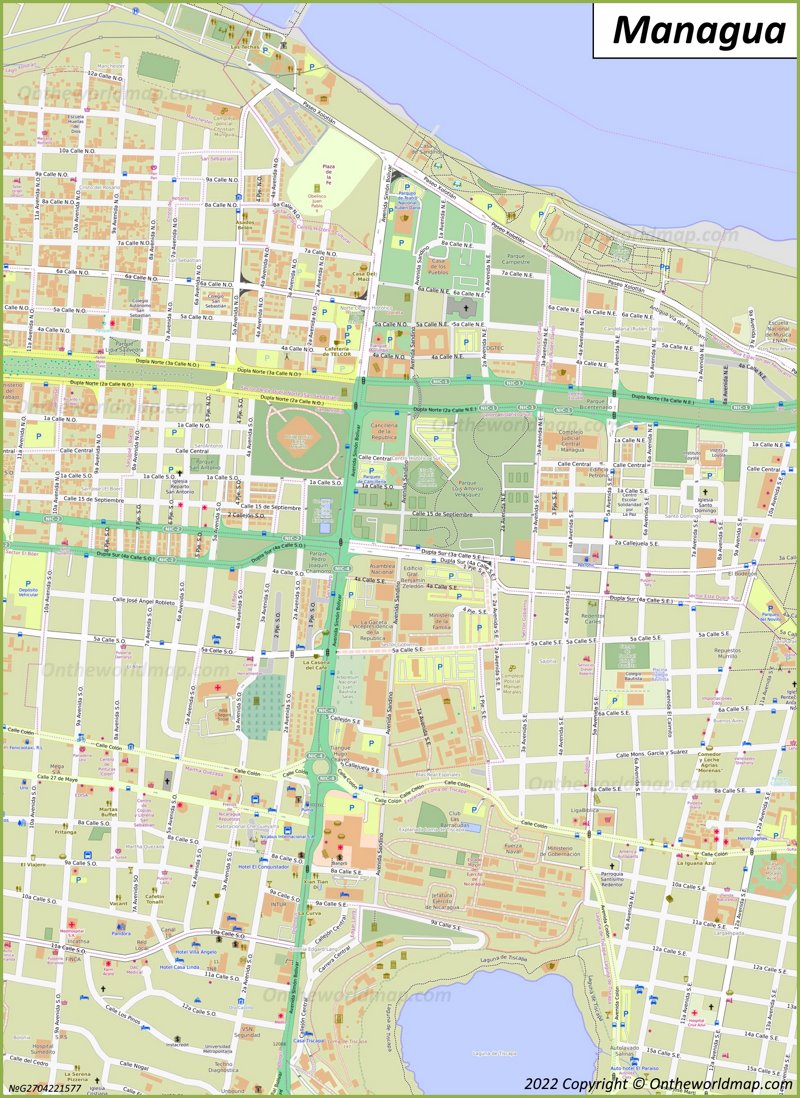 Mapa De Managua