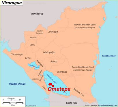 Ometepe Location Map