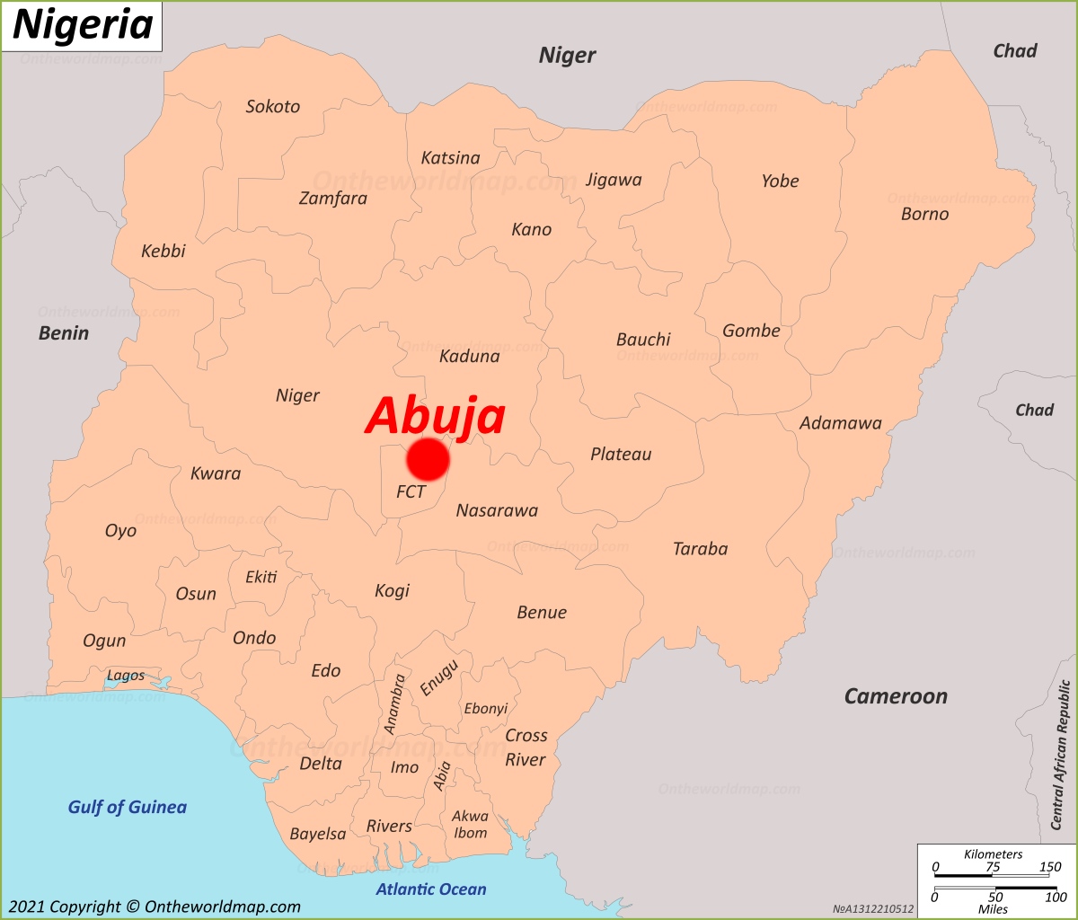 Abuja Location Map