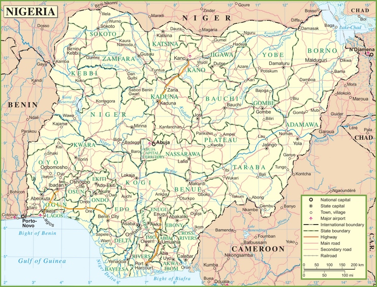 Nigeria road map