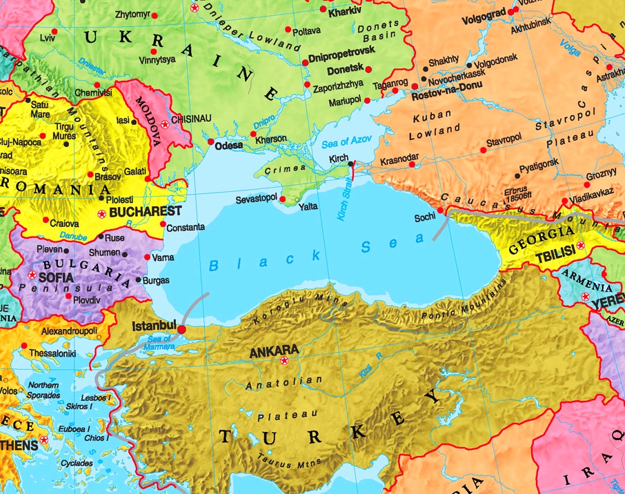 Black Sea Map