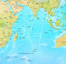 Indian Ocean Maps | Maps of Indian Ocean