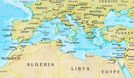 Mediterranean Sea Maps Maps Of Mediterranean Sea