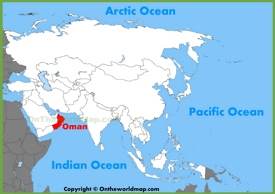 Oman location on the Asia map