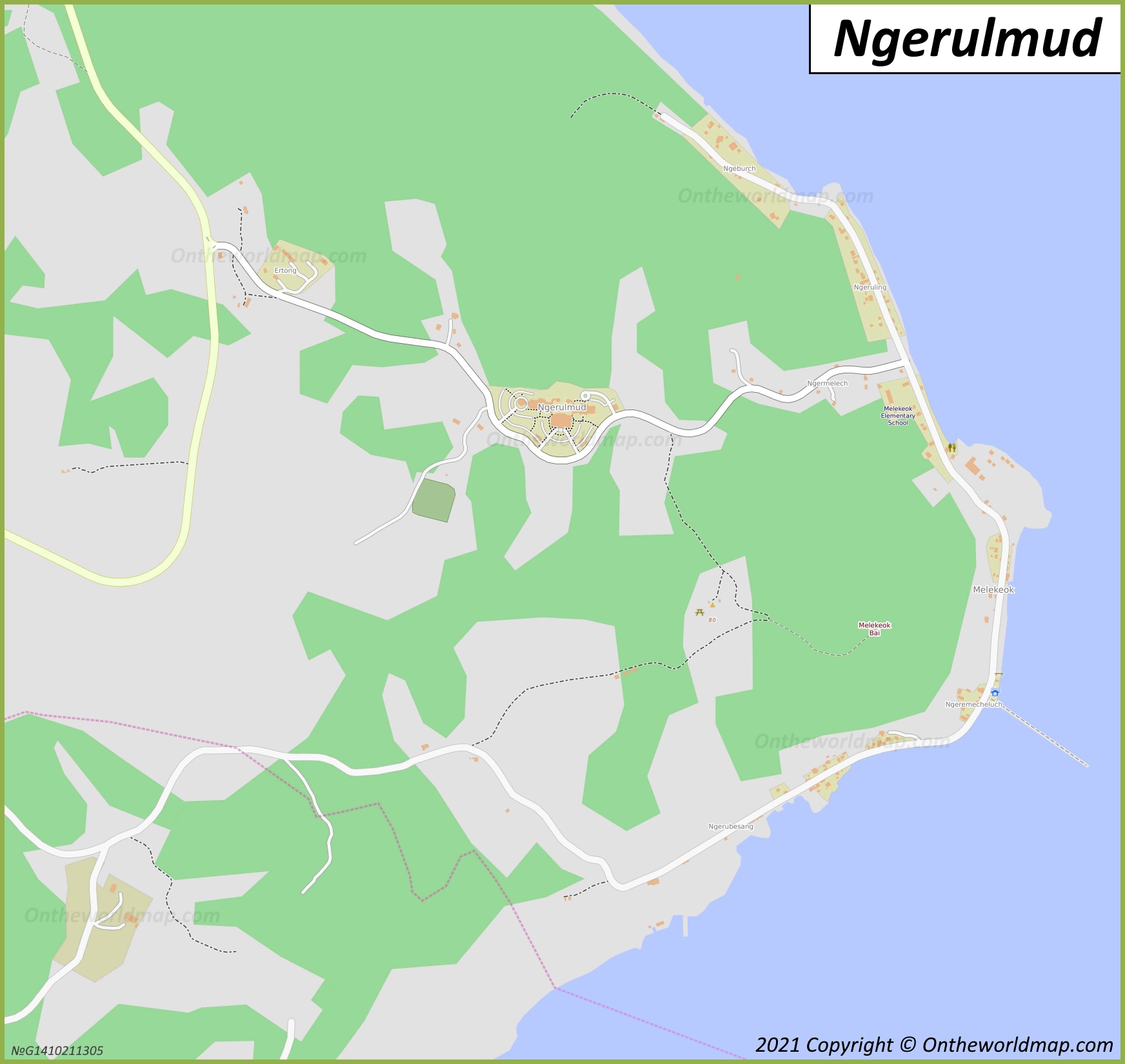 Map of Ngerulmud
