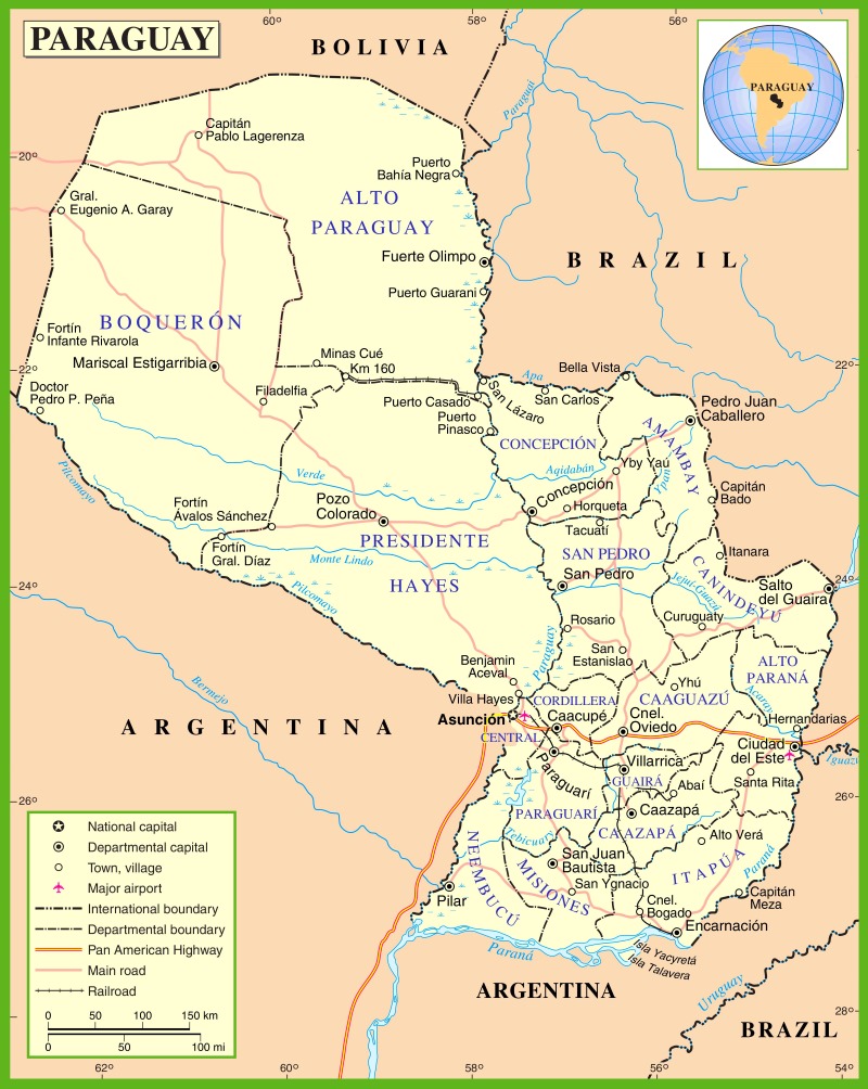 Paraguay road map
