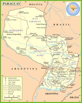 Paraguay road map