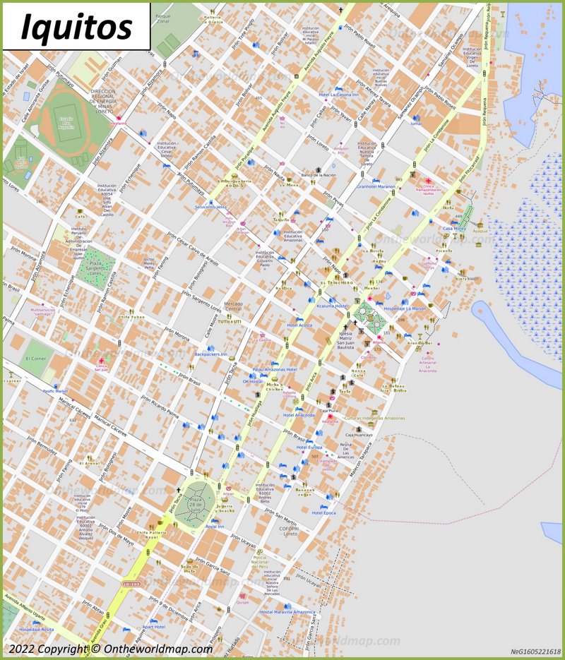 Iquitos Map