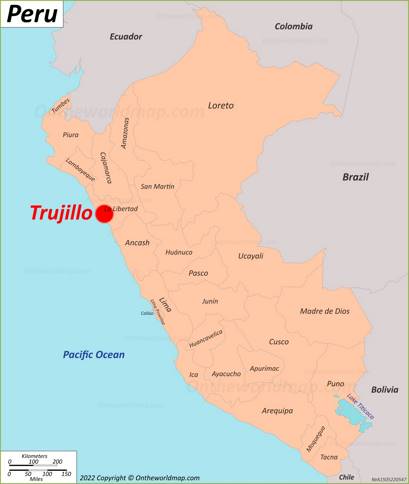 Trujillo Location Map