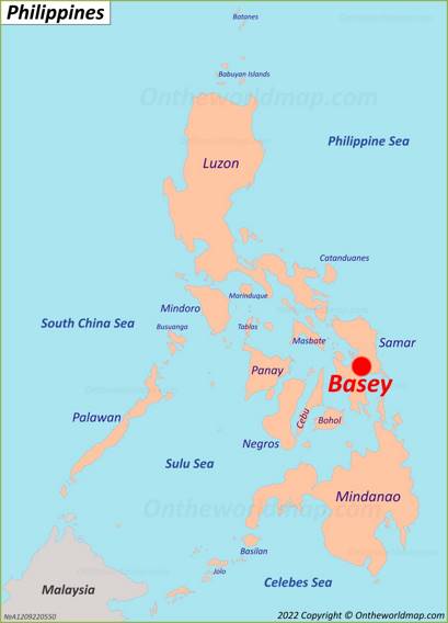 Basey Location Map