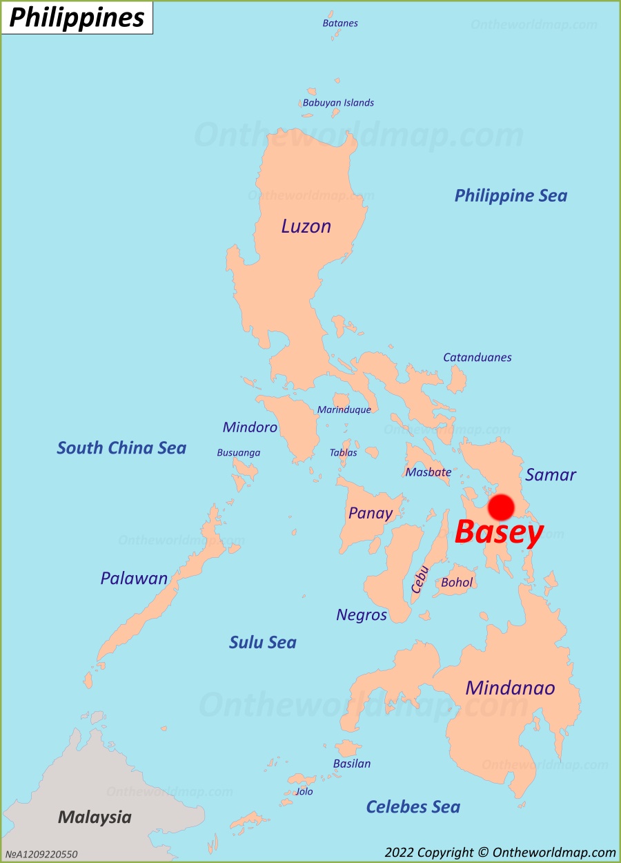 Basey Map Philippines Discover Basey With Detailed Maps