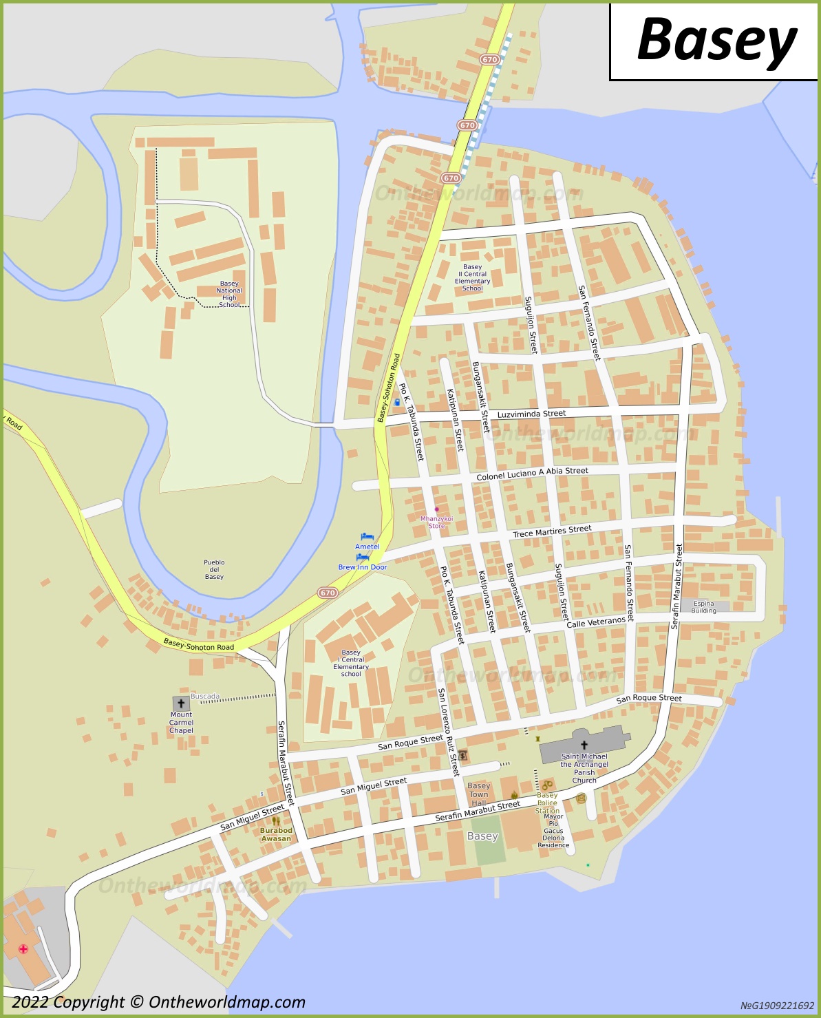 Map of Basey