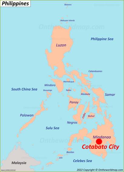 Cotabato City Location Map