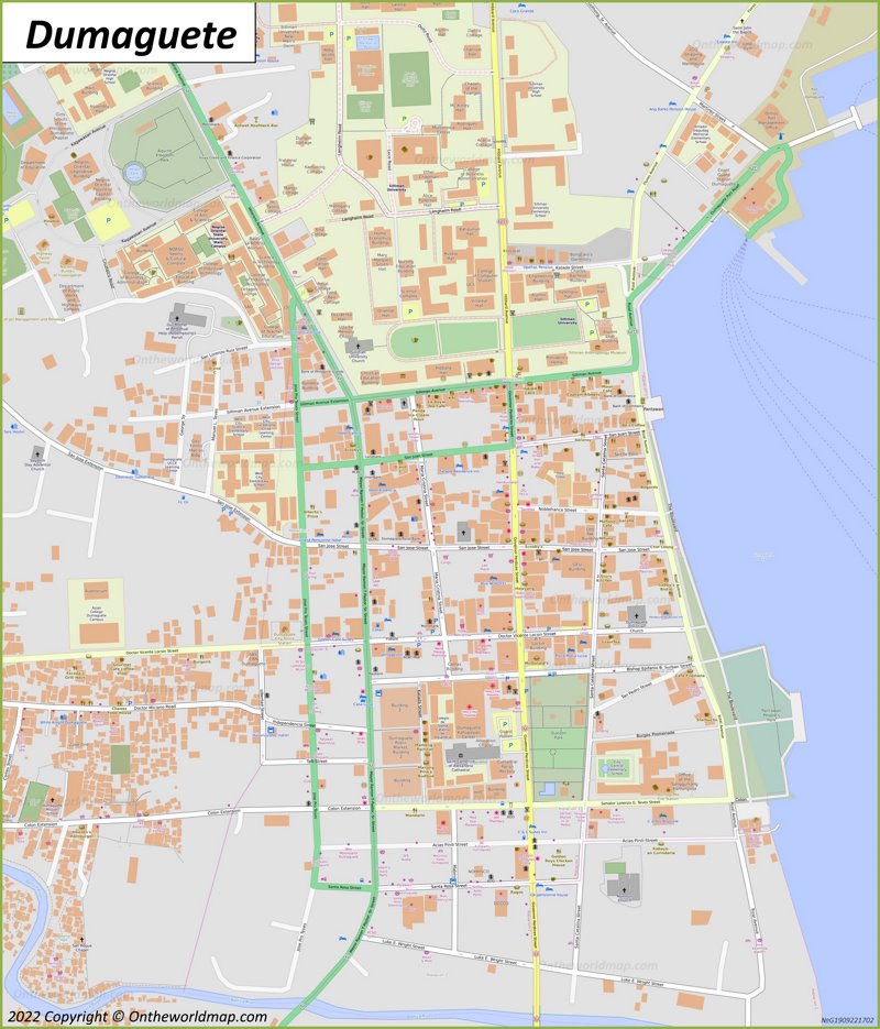 Dumaguete Map | Philippines | Detailed Maps of Dumaguete