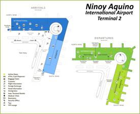 Ninoy Aquino International Airport Terminal 2 Map