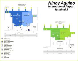 Ninoy Aquino International Airport Terminal 3 Map