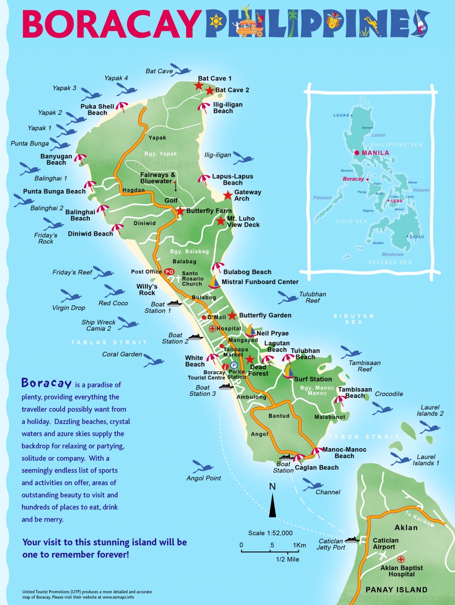 Boracay Tourist Map