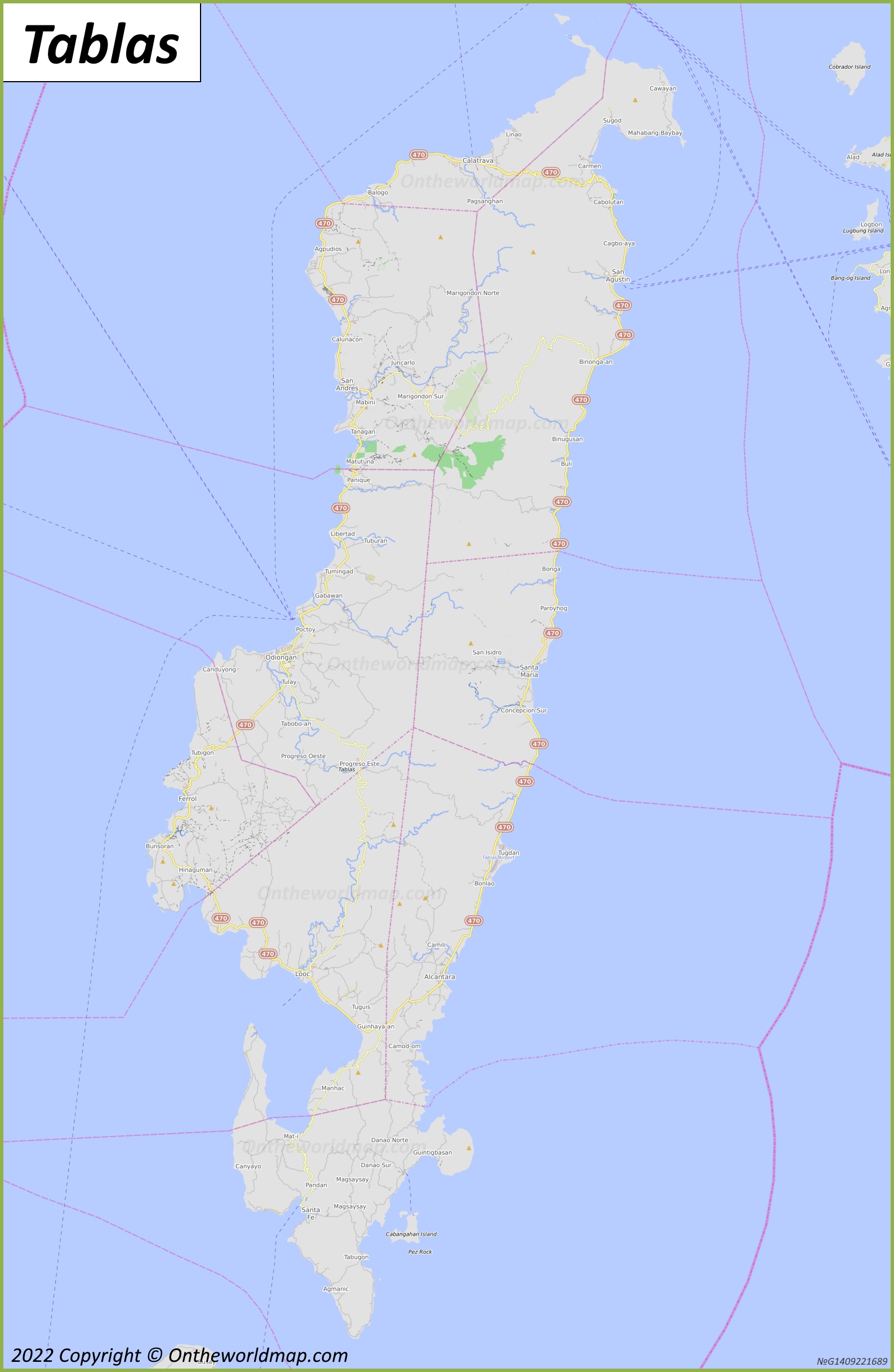 Map of Tablas Island