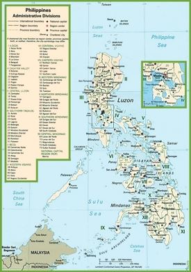 Philippines political map