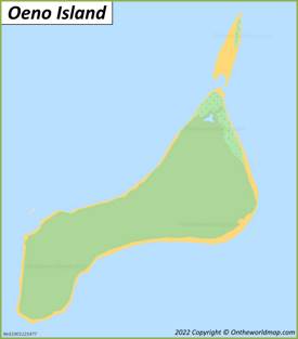 Oeno Island Map