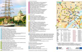 Szczecin hotels and sightseeings map