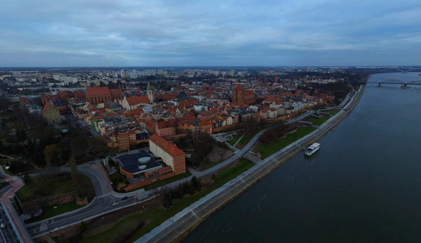 Toruń Old City seen from the Vistula