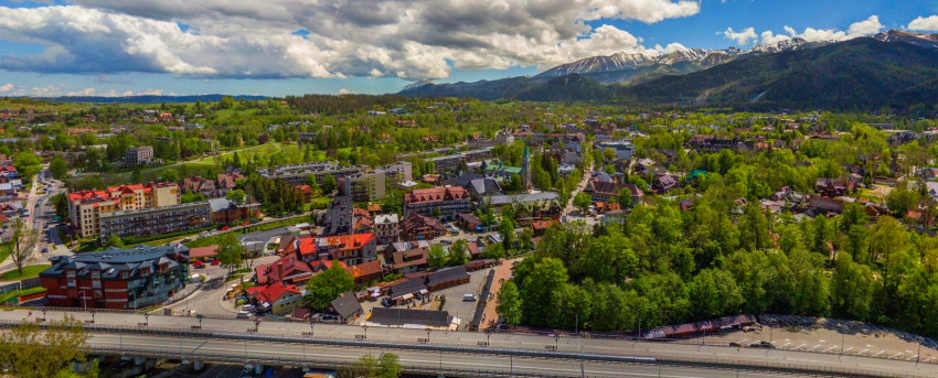 View of the center of Zakopane