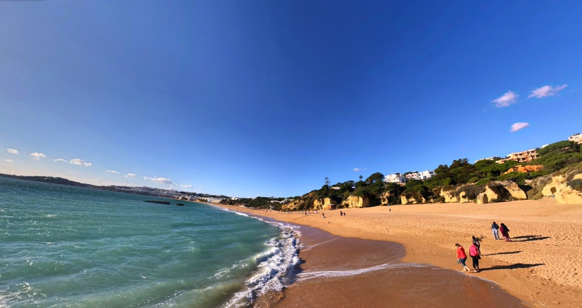 The beach of Albufeira