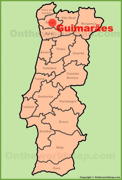 Guimarães Location Map