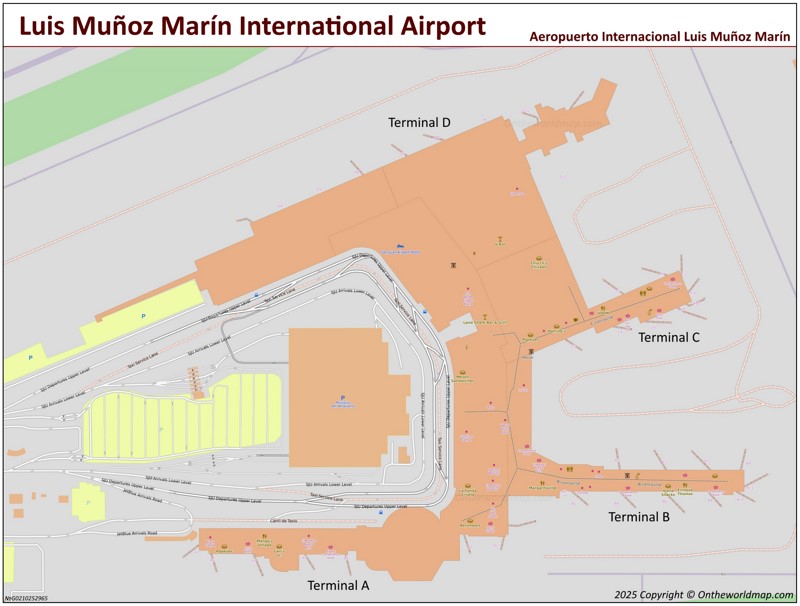 Luis Muñoz Marín International Airport Map
