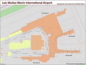 Luis Muñoz Marín International Airport Map
