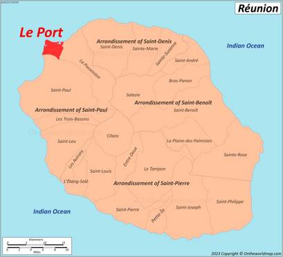 Le Port Location Map