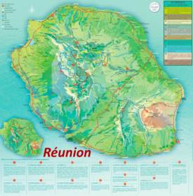 Réunion Hiking Map