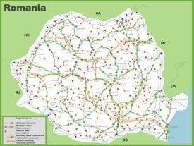 Romania road map